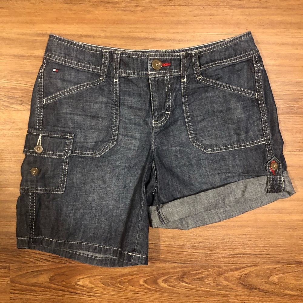 Tommy Hilfiger denim shorts- roll cuff
